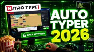 How to install NEW Nitro Type Auto Typer Hack 2026 🔥 Unlimited XP, Money & Cars (No Ban)