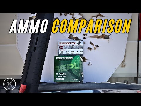 Cheap 12 Gauge 00buckshot comparison: New Republic vs Winchester Super X