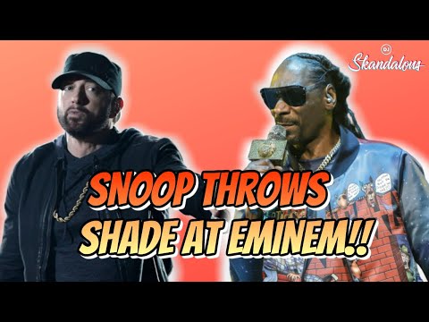 Snoop Dogg says Eminem Is Not A Top 10 Rapper of All Time! | 2020