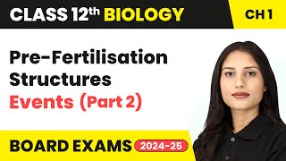 Pre-Fertilisation Structures and Events (Part 2) | Class 12 Biology Chapter 1 | CBSE 2024-25