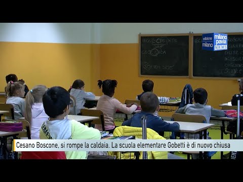 Cesano Boscone, dopo il controsoffitto un problema alla caldaia. Scuola Gobetti ancora chiusa