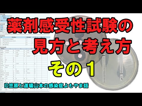 看護学科 薬剤感受性検査の見方と考え方（ID笠原と道場山本の感染症よもやま話）