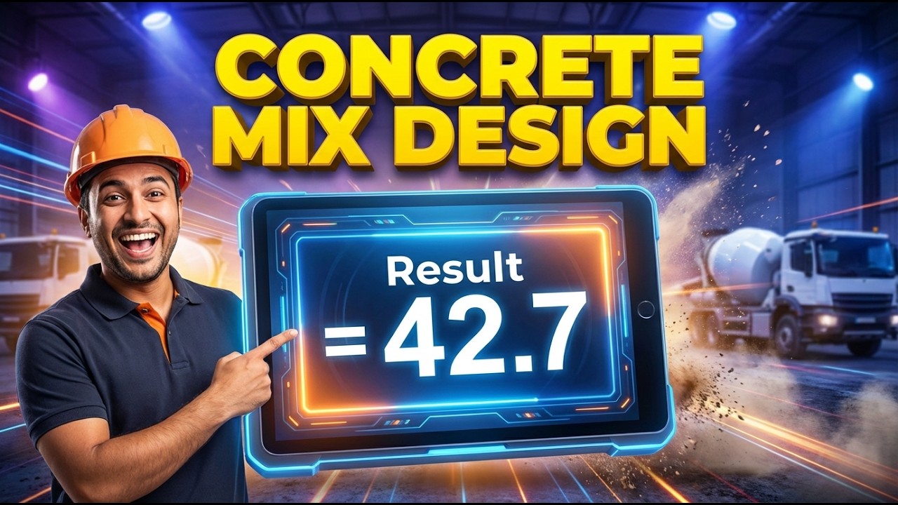 Concrete Mix Design Interactive Calculator