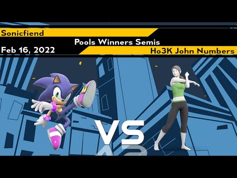 [Smash Ultimate] Sonicfiend vs Ho3K  John Numbers - Xeno229 (Pools Winners Semis)