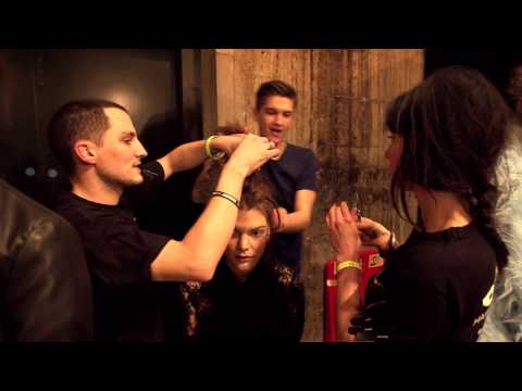 Backstage at FASHION EAST AW13