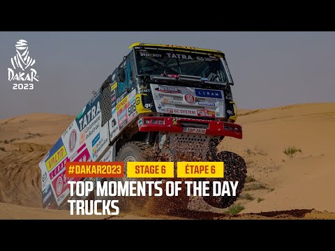 ダカール・ラリー2023 カミオントラッククラスのステージ6ハイライト動画