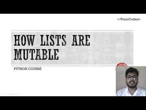 How Lists Are Mutable Python Programming Premcodes