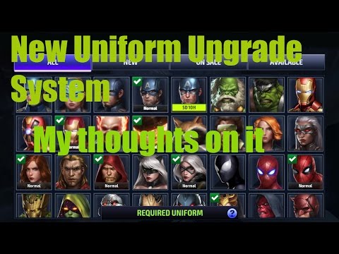 My thoughts/rant on the Uniform Upgrade System