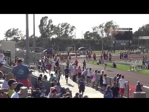 I Porter & R Bowers - JVB 100m at Sunset Prelims 5-2-14