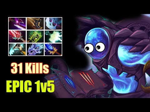 EPIC 1v5 Arc Warden 31 Kills Solo Win Against Troll Warlord And Silencer With 150 INT Steal Dota 2