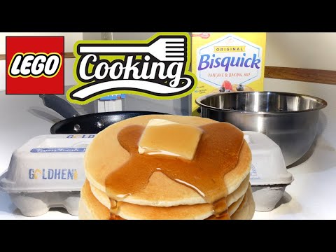 Lego Cooking: Making A Pancake (Stop Motion)