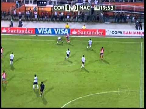 Corinthians 2x0 Nacional PAR - 1° Tempo - Libertadores 2012 - Completo