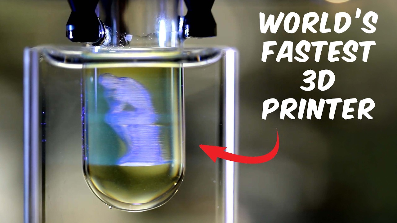 Volumetric 3D Printing Is REALLY FAST