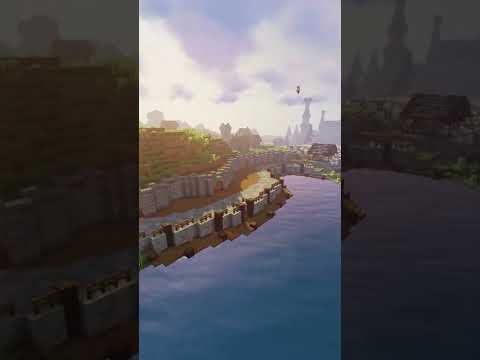 How to build a medieval harbor | BUILDING INSPIRATION #Short #Minecraft