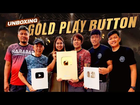 EP852-P1 - GOLD PLAY BUTTON UNBOXING
