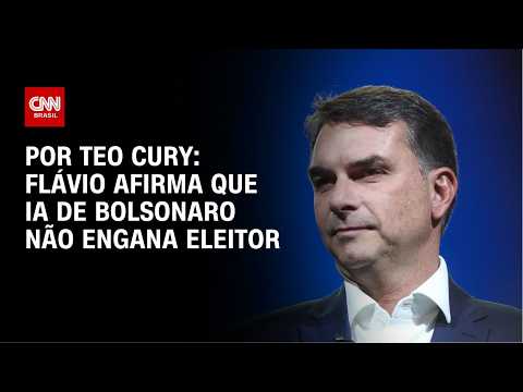 Flávio afirma que IA de Bolsonaro não engana eleitor | LIVE CNN