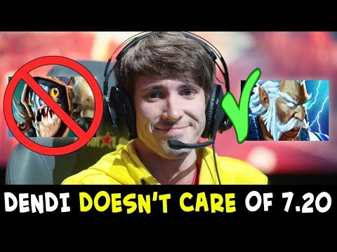 DENDI forgot that 7.20 released — still picking OLD META NERFED heroes