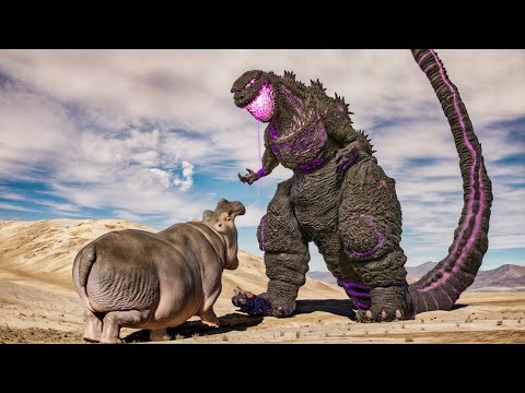Shin Godzilla vs Giant Hippo