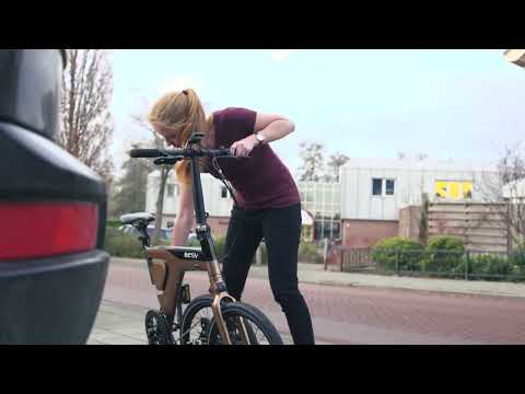 BESV ｜PSF1 4 wheels + 2 wheels - Car with The Best Folding Bike PSF1