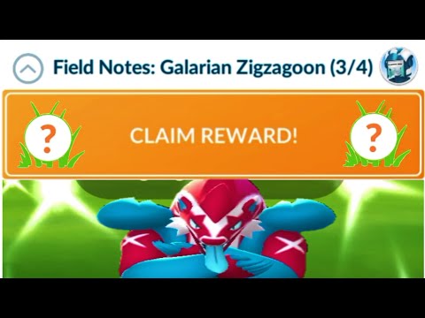 Speedrunning "Galarian Zigzagoon" special research...(community day)