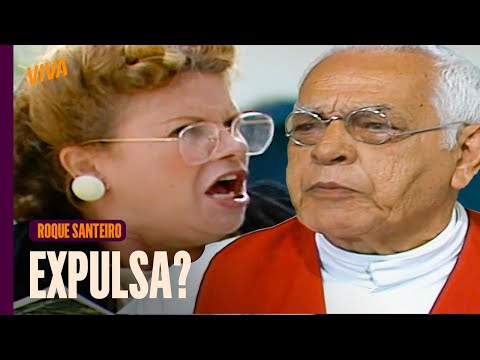 PADRE HIPÓLITO EXPULSA POMBINHA DA IGREJA A VASSOURADAS | ROQUE SANTEIRO  | CAP 149 | VIVA