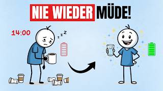 5 einfache Gewohnheiten, um NIE WIEDER müde zu sein!