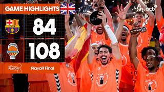 Barça - Valencia Basket (84-108) HIGHLIGHTS | Playoff Liga Endesa 2025-26