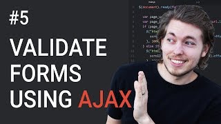 5: How to validate a form using AJAX - Learn AJAX programming