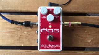 Video thumbnail for 5 Minutes with the Electro-Harmonix Nano Pog - Pedal Demo by Ryan Kiesshauer