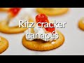 Ritz Cracker Canapés Dinner Party Tonight Shorts