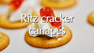 Ritz Cracker Canapés: Dinner Party Tonight Shorts