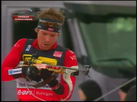 Biathlon World Cup 2007-08 Holmenkollen - Sprint - Emil Hegle Svendsen's win no. 6