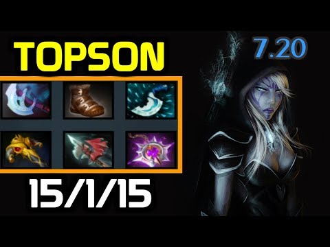 MID Drow vs Tinker - New ULTRA-FAST Farming Drow 7.20 - TOPSON Drow Ranger full gameplay