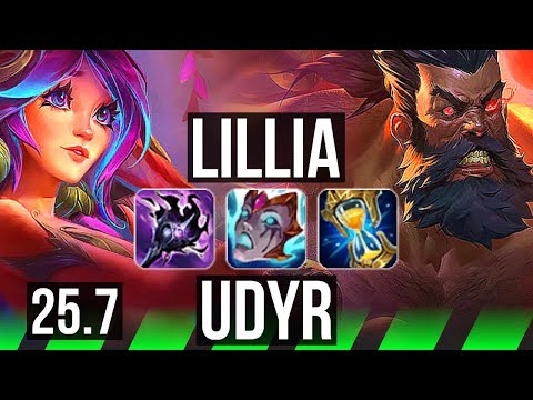 LILLIA vs UDYR (JGL) | 7/2/19 | EUW Master | 25.7