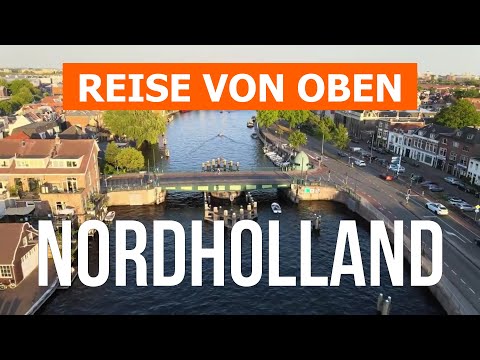 Nordholland von oben | Drohnenvideo in 4k | Niederlande, Provinz Nordholland aus der Luft
