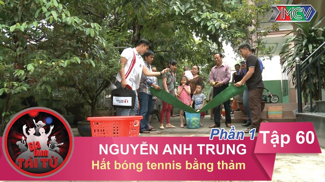 Hất bóng tennis bằng thảm - GĐ anh Nguyễn Anh Trung | GĐTT - Tập 60 | 06/11/2016
