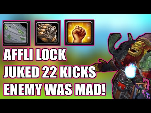 Affliction Warlock Juked 22 Kicks ENEMY WAS MAD!