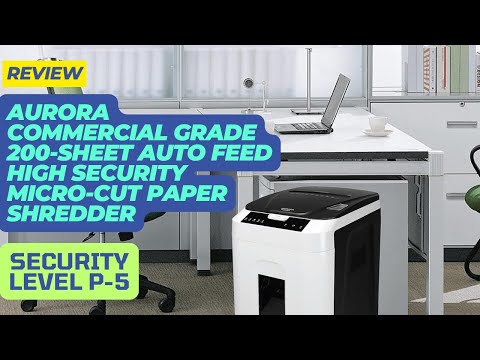 Aurora 200-Sheet Auto Feed Shredder Review: A Paper Destroyer You Didn’t Know You Needed
