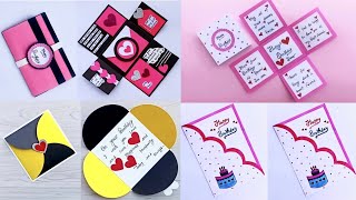 DIY - 4 Birthday Cards | 4 Handmade Cards | Anniversary Cards | Greeting Cards
