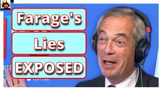 ASTONISHING Nigel Farage LIES Called Out And EXPOSED.
