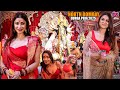 Nyra Banerjee And Nia Sharma Dancing Visuals At North Bombay Durga Puja 2025
