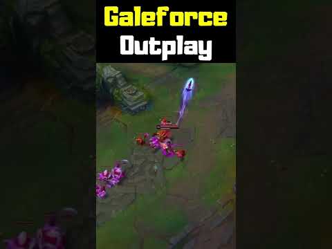 Galeforce Outplay - League of Legends #shorts