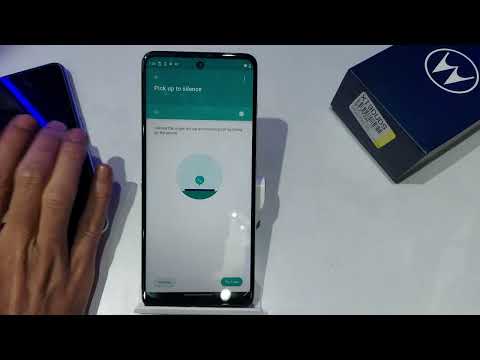 How to Set Pick to Silent in Moto G71 5G,G51 5G | Moto G71 5G Lift to Silent incoming call Setting