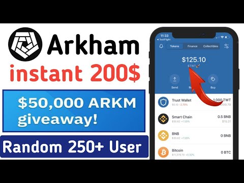 ARKHAM Airdrop New Big Offer।।$50,000 ARKHAM Reward 😱 TrustWallet - ARKHAM Airdrop।। Per Winner 200$