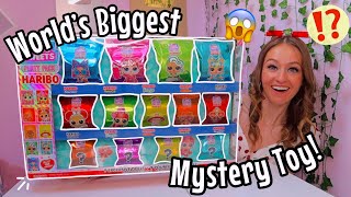 ASMR UNBOXING THE *WORLD'S BIGGEST* MYSTERY TOY!!😱⁉️L.O.L VENDING MACHINE🍭 (50+ SURPRISES!!🫢🎁)