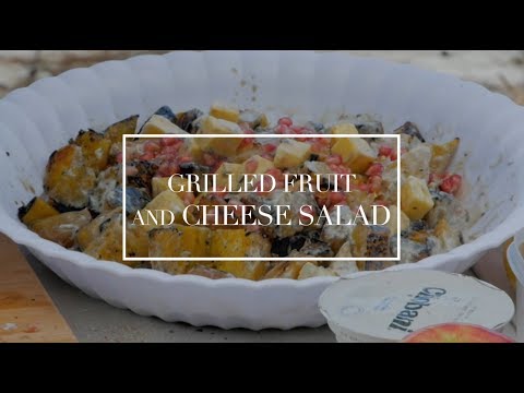 Grilled Fruit and Cheese Salad
