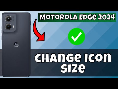 Motorola Edge (2024) Customize icon Style || How to change icon size || How to use custom icon size