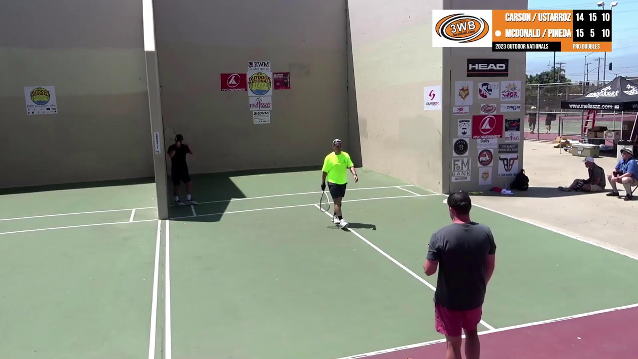 2023 Outdoor Nationals - LPRT & 3Wall Ball - Carson/Ustarroz vs McDonald/Pineda