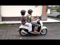 Learning To Ride The Scoopy In Ubud Bali