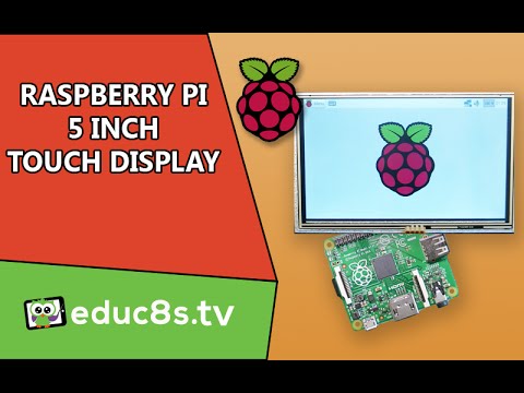 Raspberry Pi Tutorial: 5" Inch Touch Screen from Waveshare setup and testing